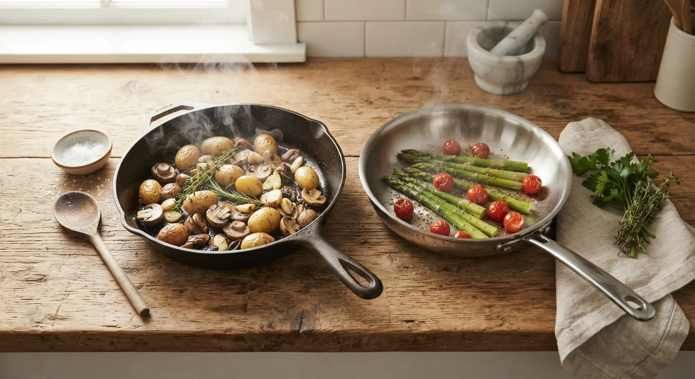 Cast Iron vs. Stainless Steel: Choosing the Right Pan for the Job