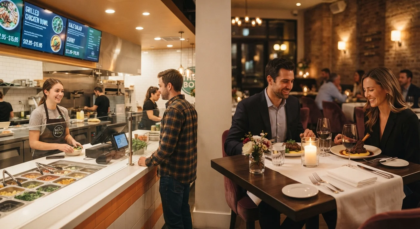 Fast Casual vs. Full-Service Dining: What Sets Them Apart