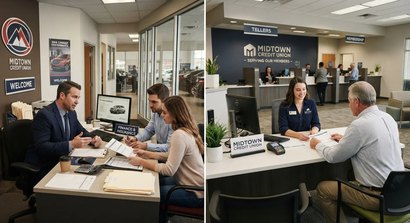 Financing a Car Through a Dealer vs. a Bank or Credit Union