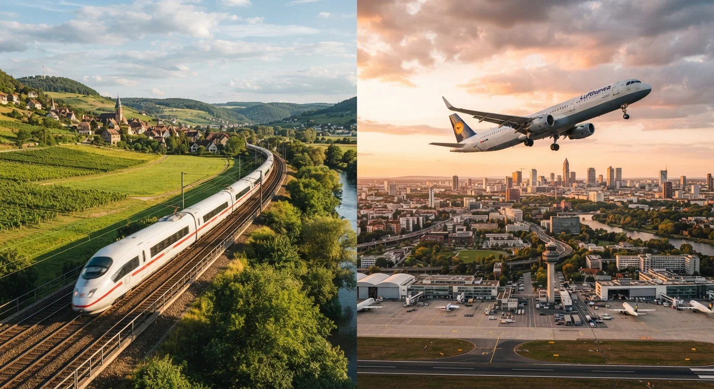 Flying Into vs. Taking the Train Between European Cities