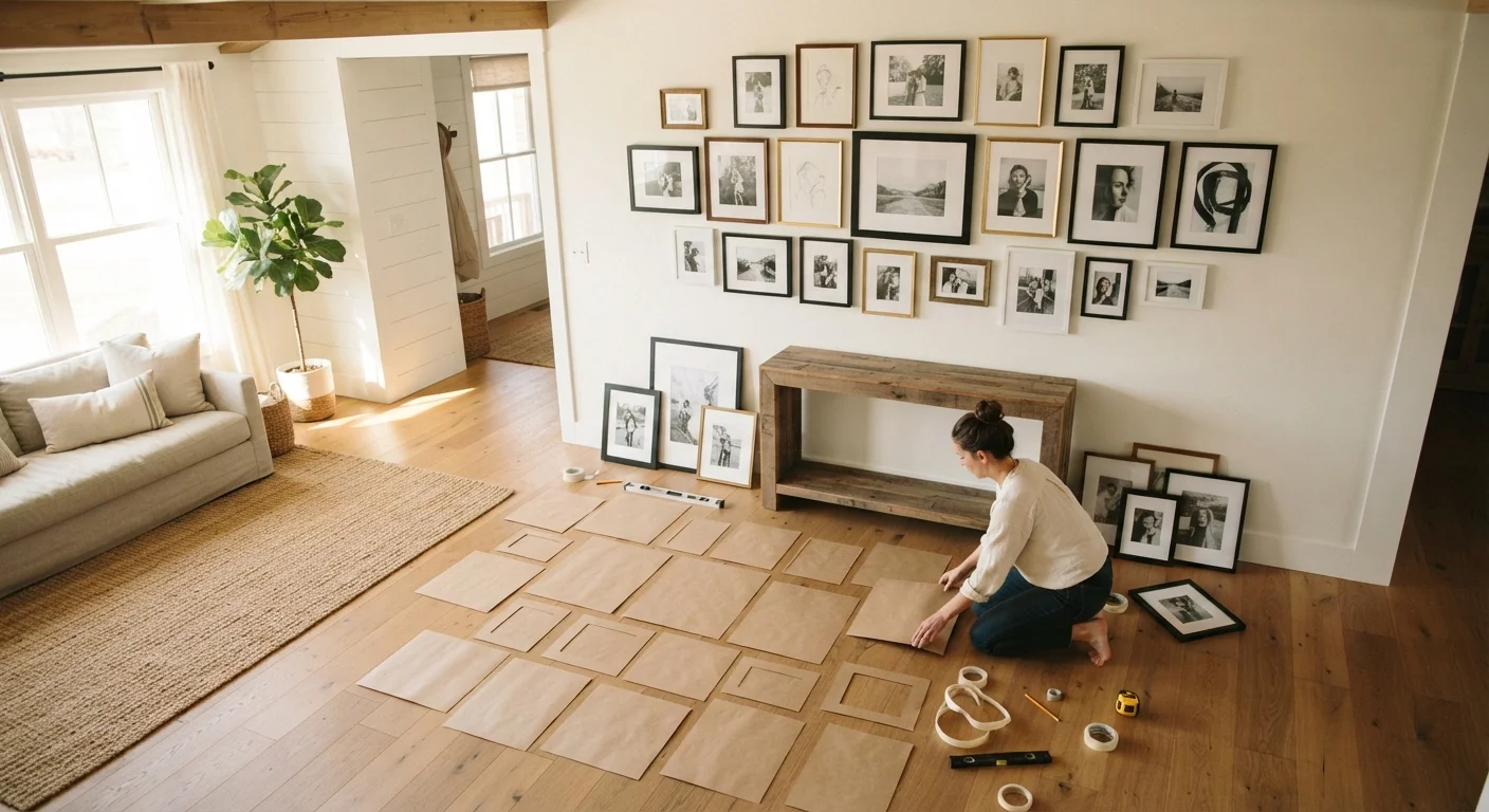 Gallery Walls Done Right: Planning Before You Put a Nail in the Wall