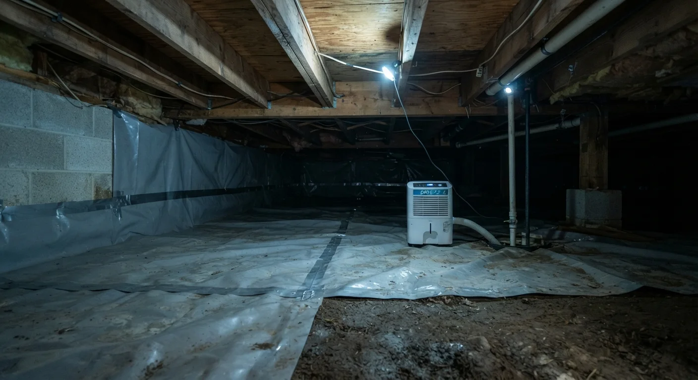 Keeping a Crawl Space Dry: What Actually Works