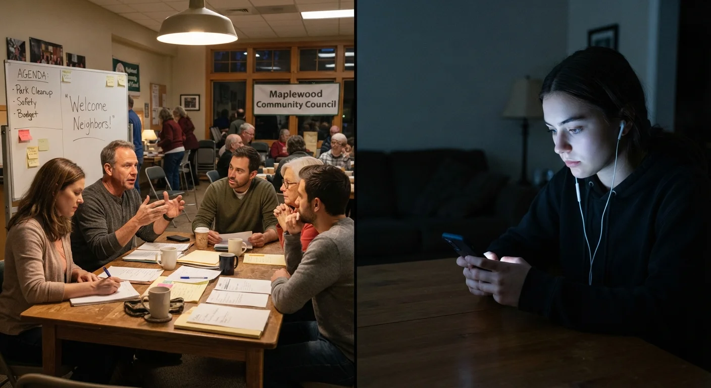 Online Communities vs. Neighborhood Associations: Two Ways Americans Connect