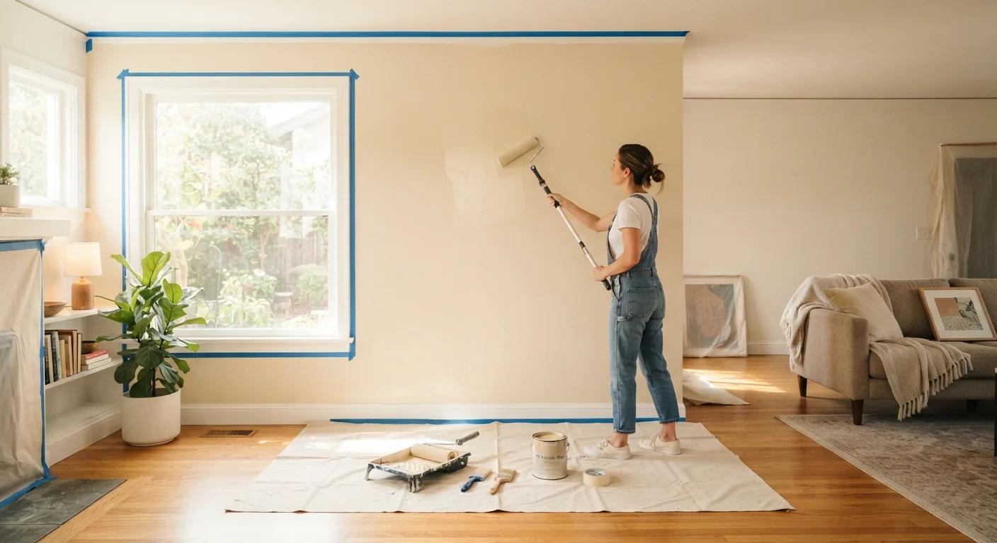 Painting a Room Without the Usual Mess and Regrets