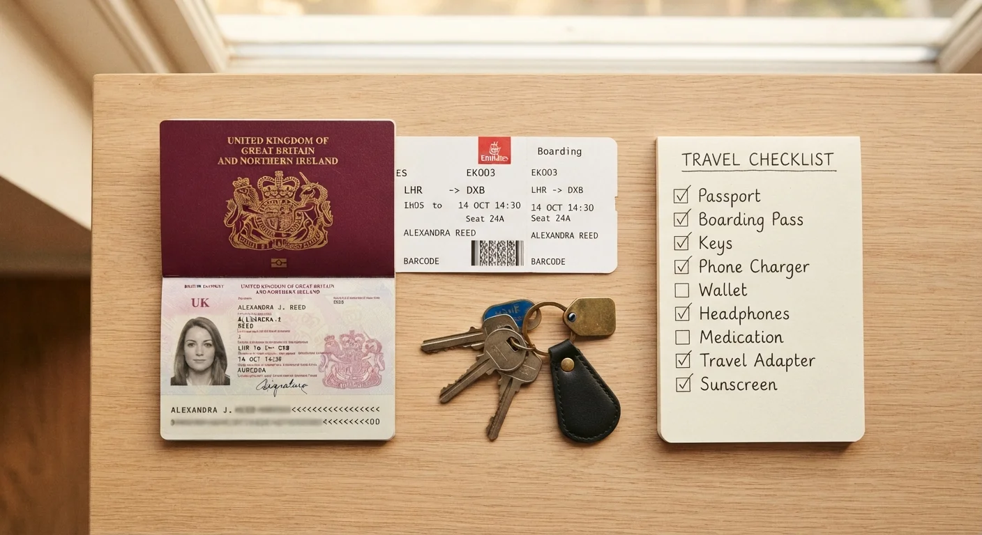 Pre-Departure Checklist: What to Confirm Before You Leave Home