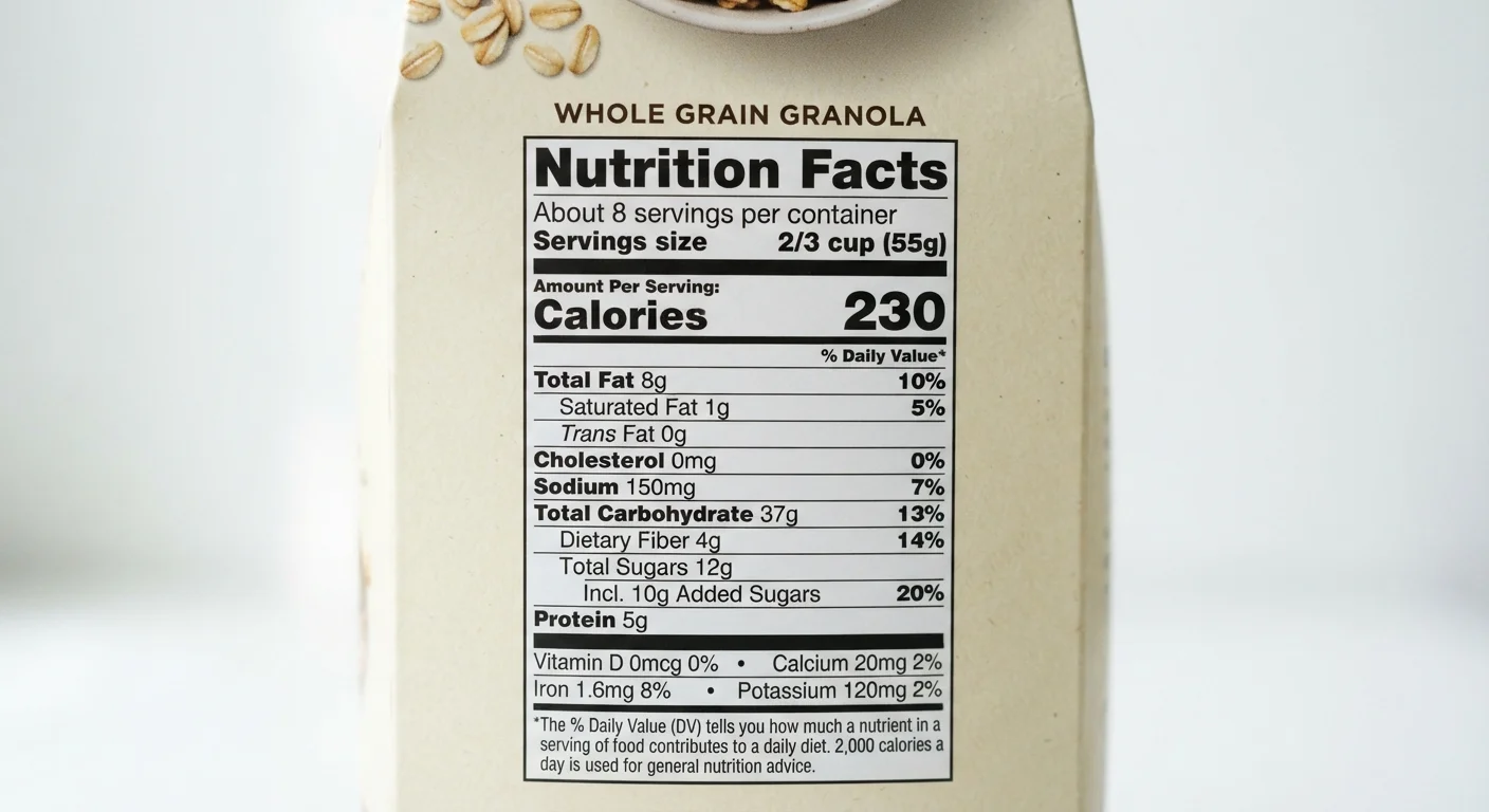 Reading a Nutrition Facts Label Without the Confusion
