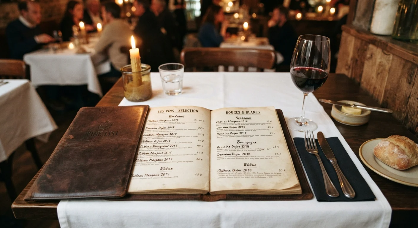 Reading a Wine List Without Feeling Lost